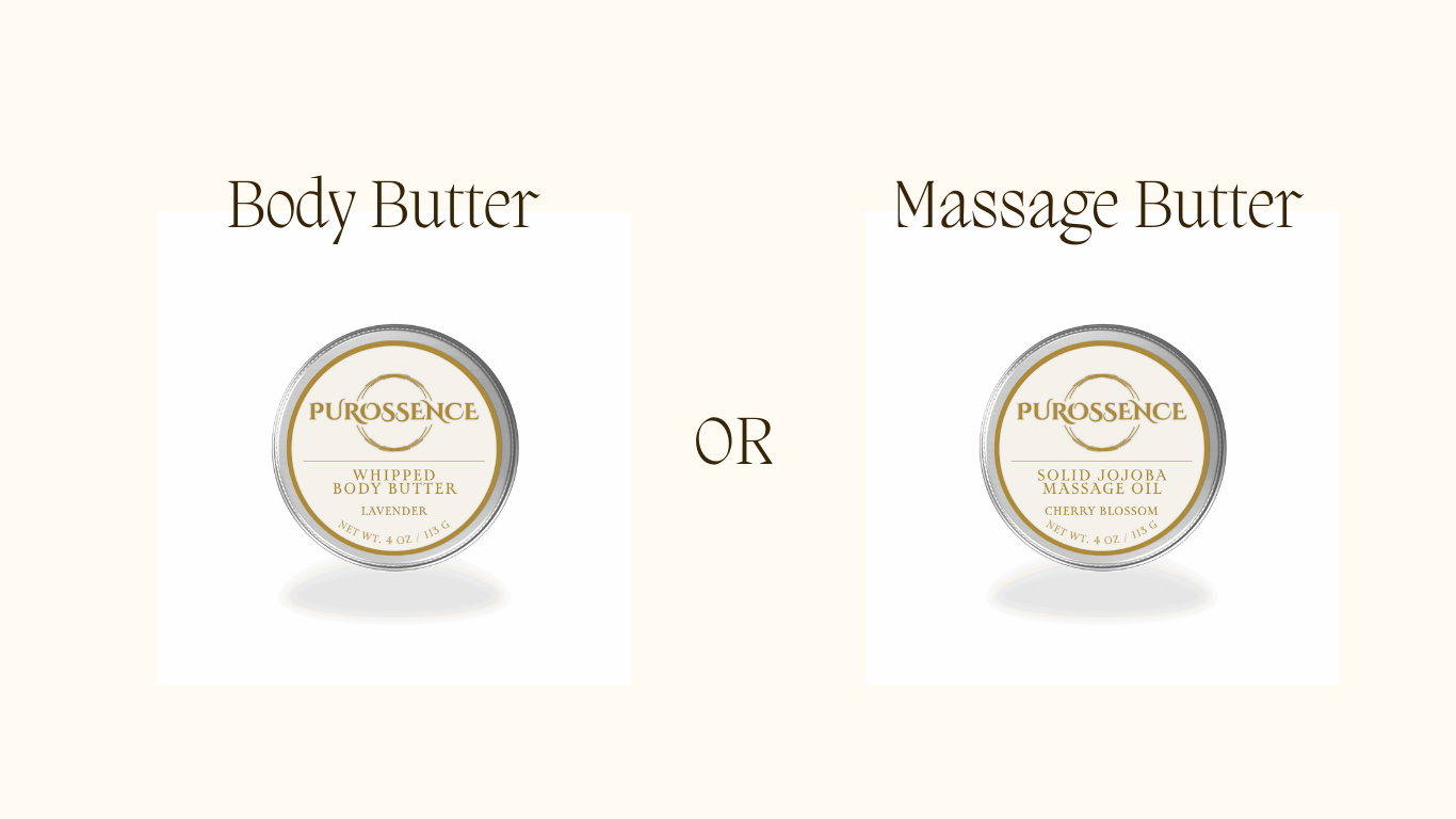 Body Butter vs. Massage Butter: Differences, Benefits, and Uses