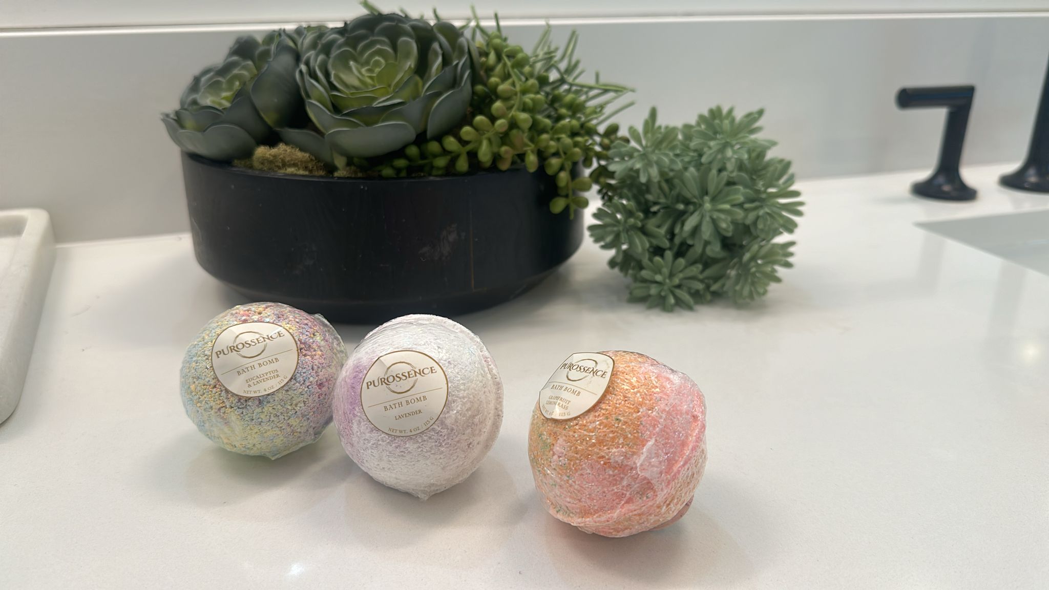 Bombe de bain à la citronnelle et au pamplemousse (4,5 oz)